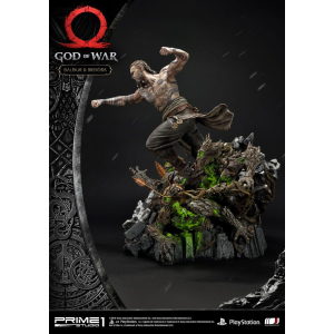 God of War (2018) Statue Baldur & Broods 62 cm